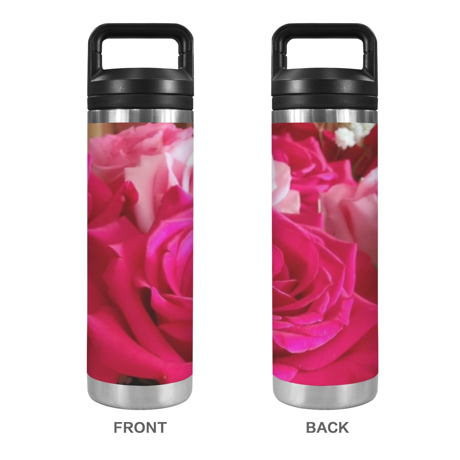Tumbler 600ml Insulated Water Bottle with Chug Cap