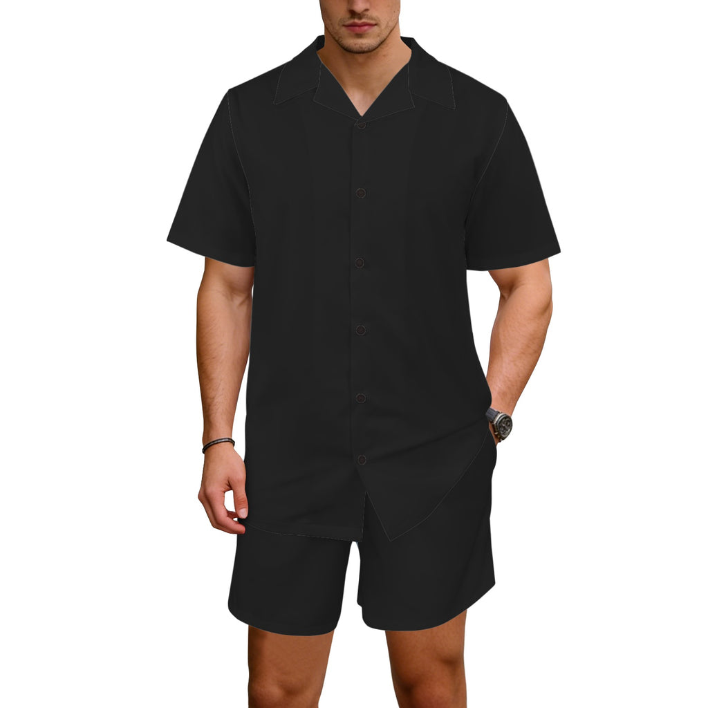 men's shorts set Men's Hawaiian Shirt & Shorts Set