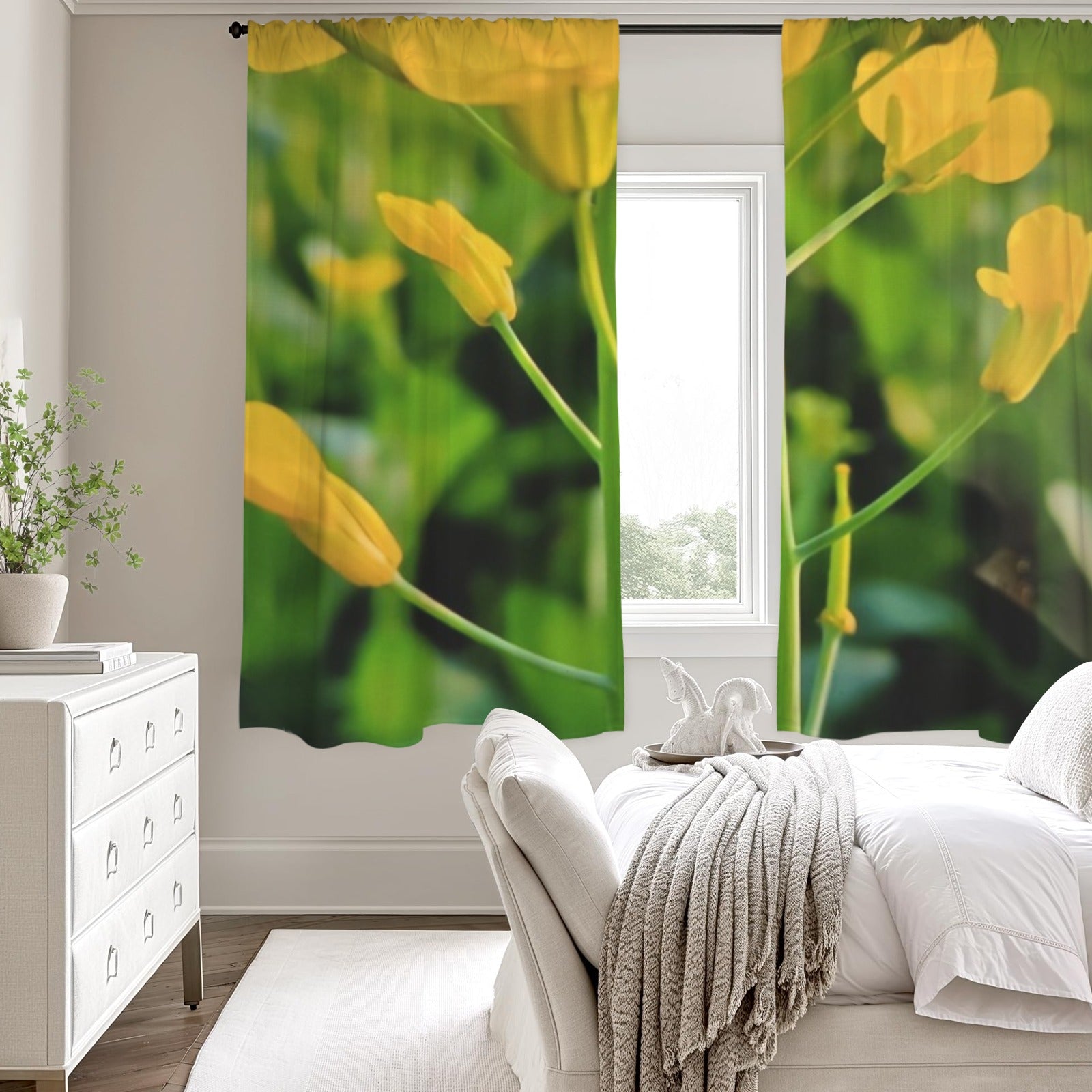 Curtains Window Curtain 52"x63" (2-Piece)
