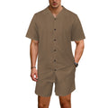 men's shorts set Men's Hawaiian Shirt & Shorts Set
