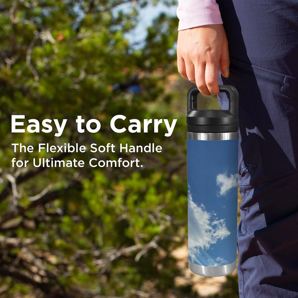 Tumbler 600ml Insulated Water Bottle with Chug Cap