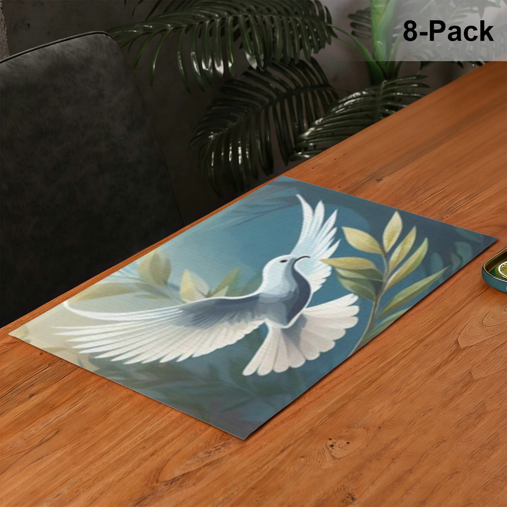 Linen Placemat 8 pc Linen Placemat 18x12inch (8-Pack)