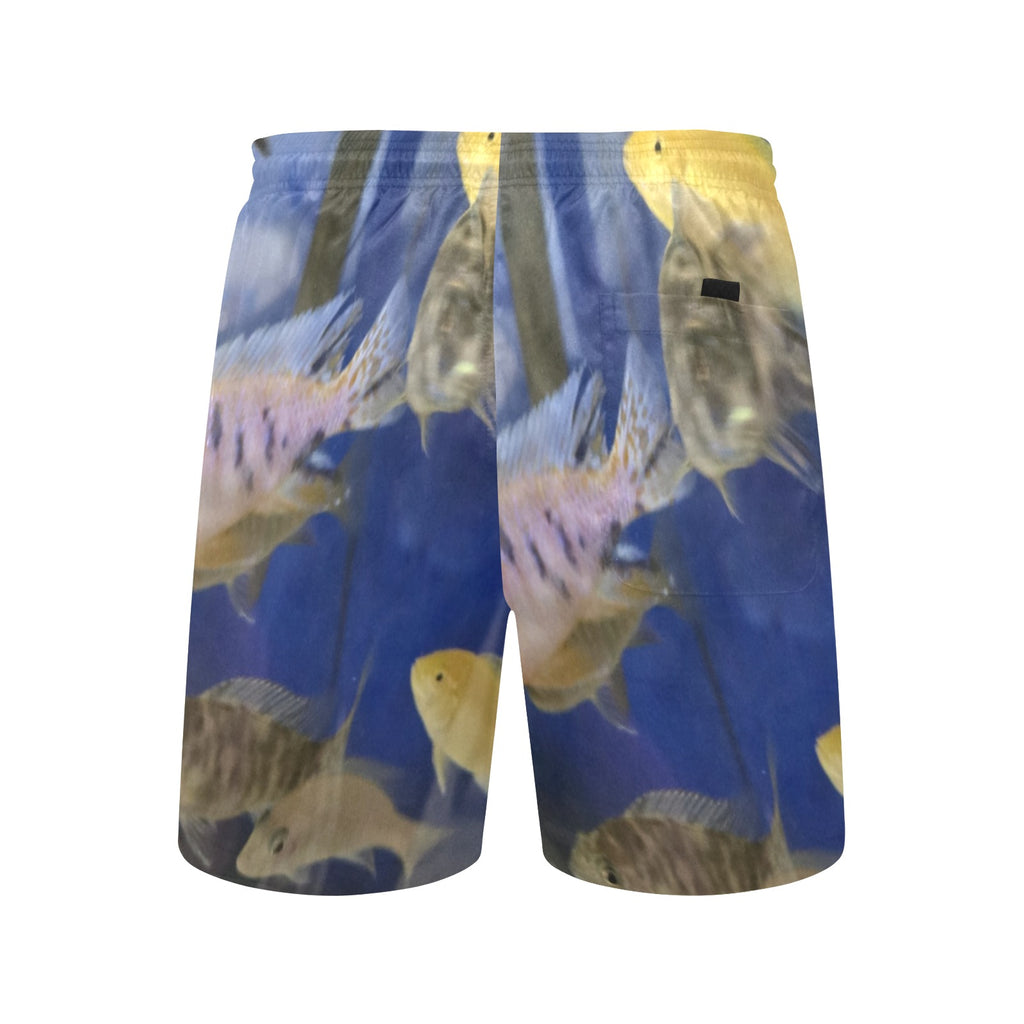 Men's Beach Shorts Men's Mid-Length Beach Shorts (Model L51)