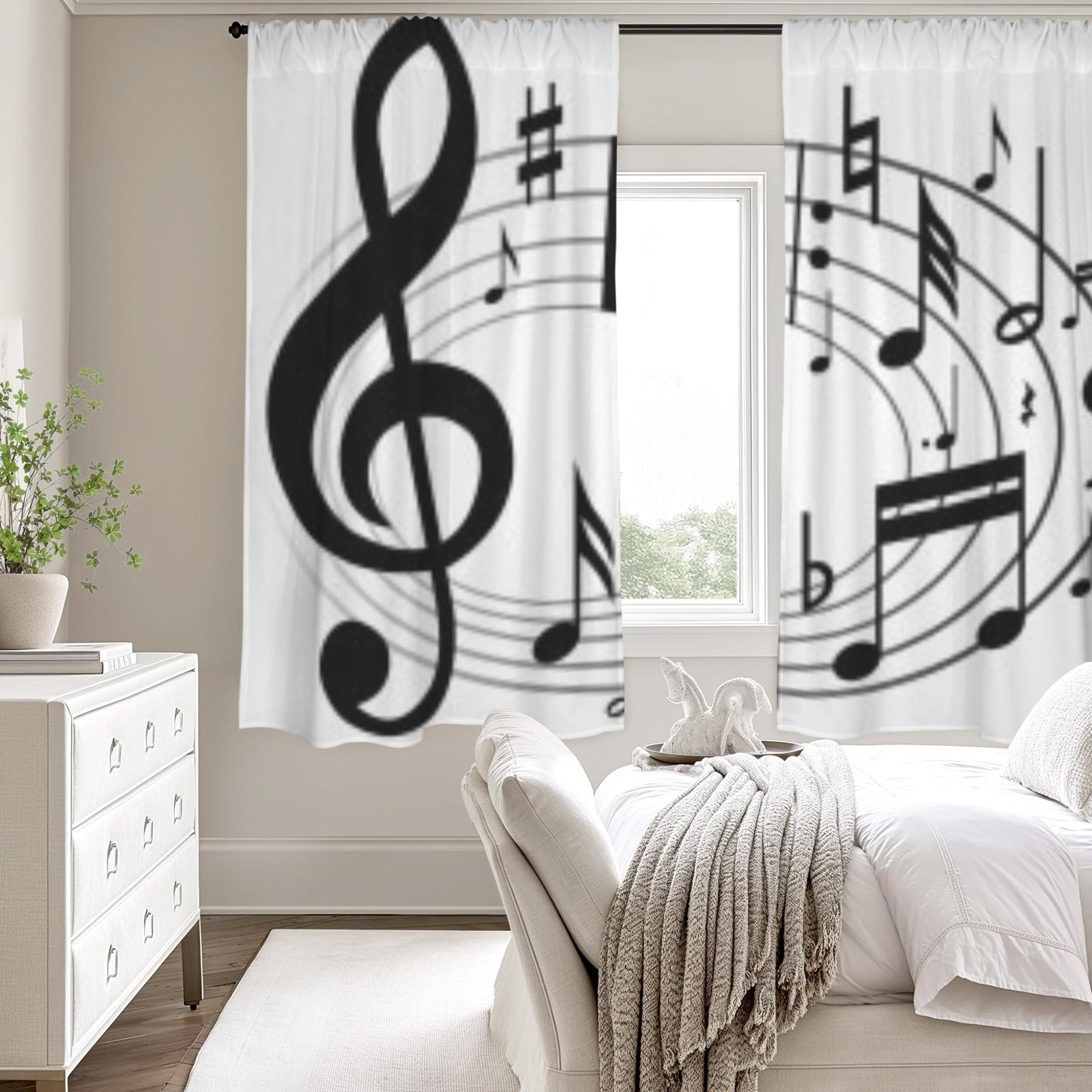 Curtains Window Curtain 52"x63" (2-Piece)