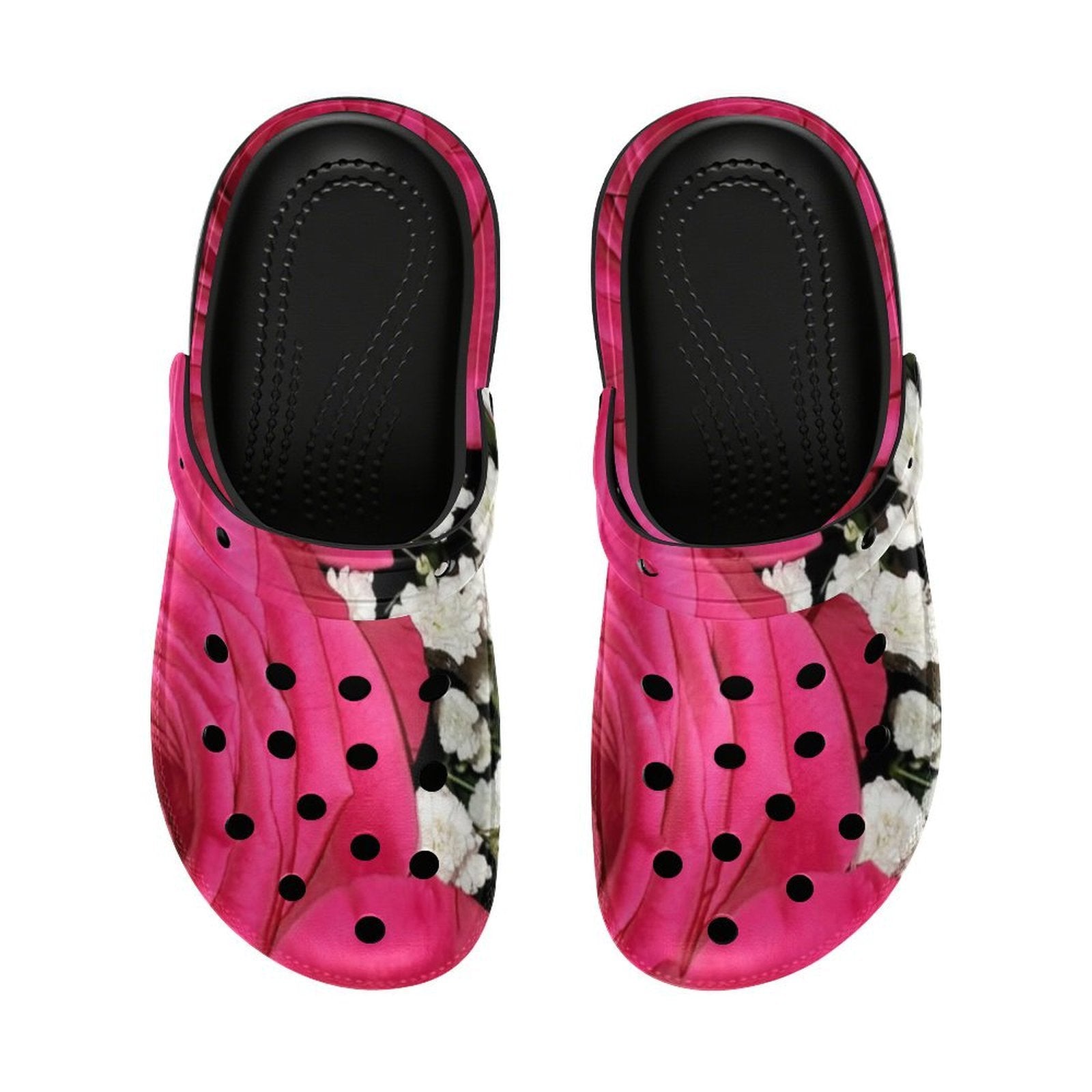 Clogs High-heeled perforated shoes Women's High-heeled Clogs
