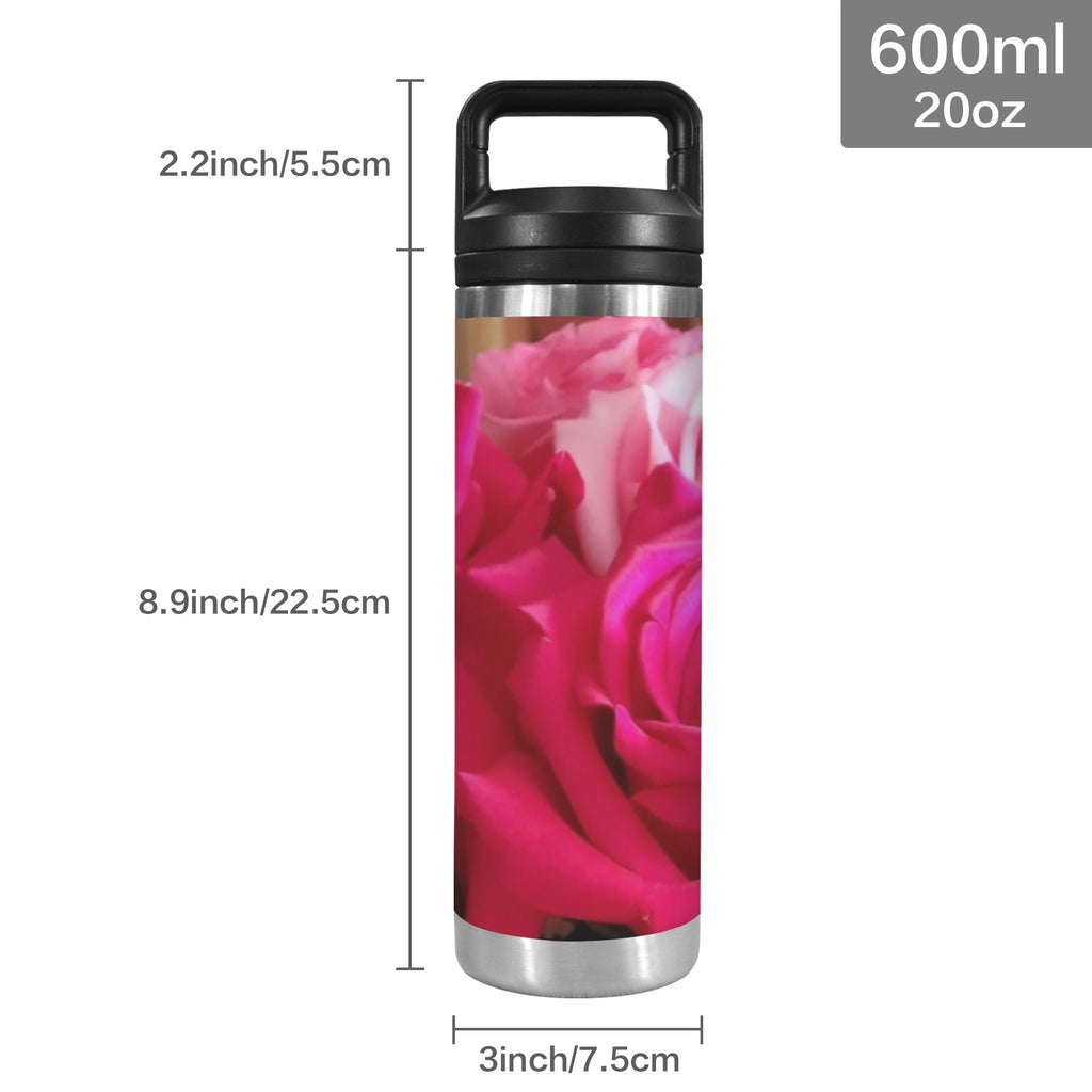 Tumbler 600ml Insulated Water Bottle with Chug Cap