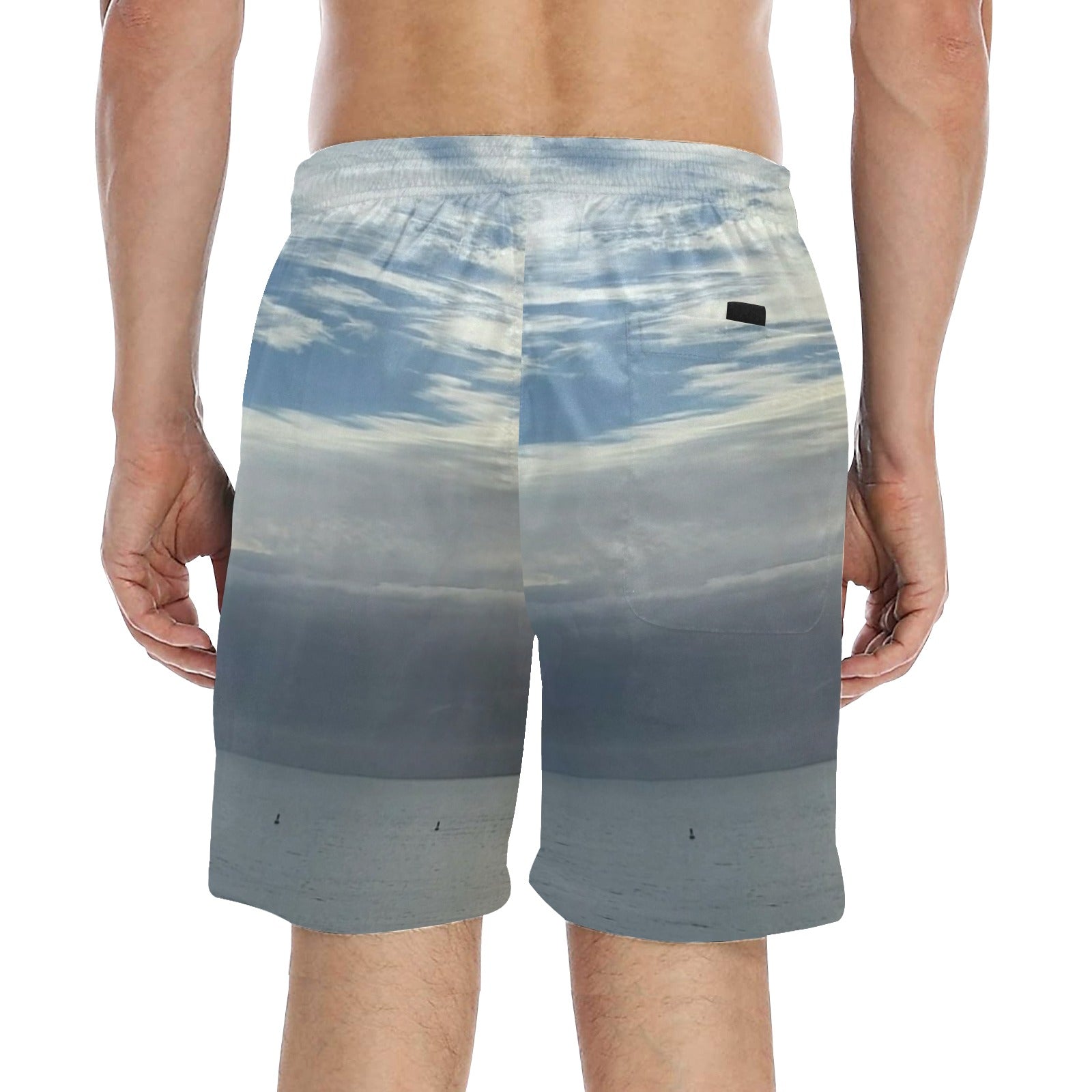 Men's Beach Shorts Men's Mid-Length Beach Shorts (Model L51)