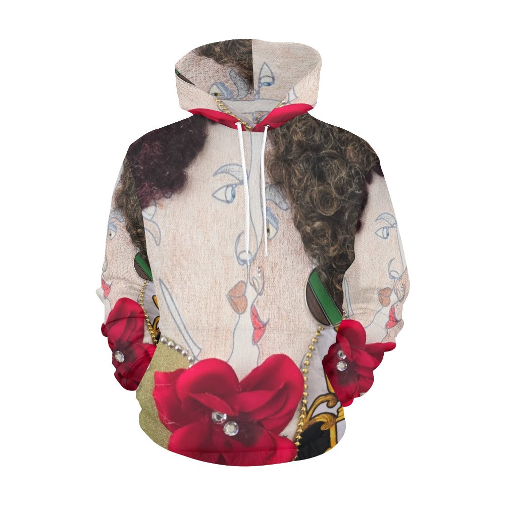 women's hoodie All Over Print Hoodie for Women (USA Size) (Model H13)