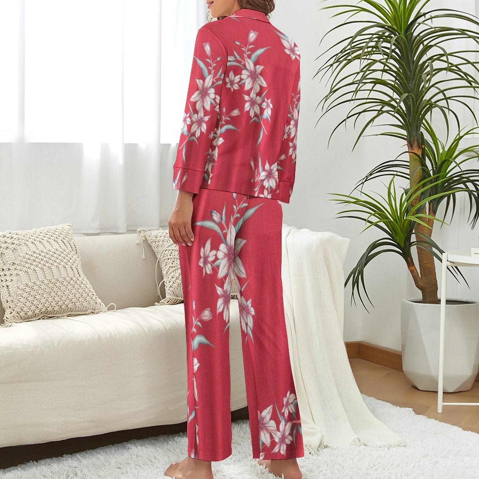 Pajama suit Women's Long Pajama Set (DTZ)