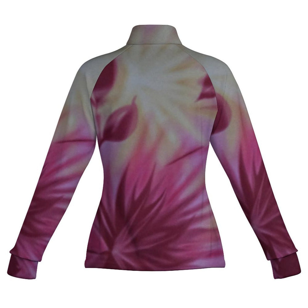 Women's Long Sleeve Tight fitting quick drying clothes 1/4 Zip Quick Dry Shirt