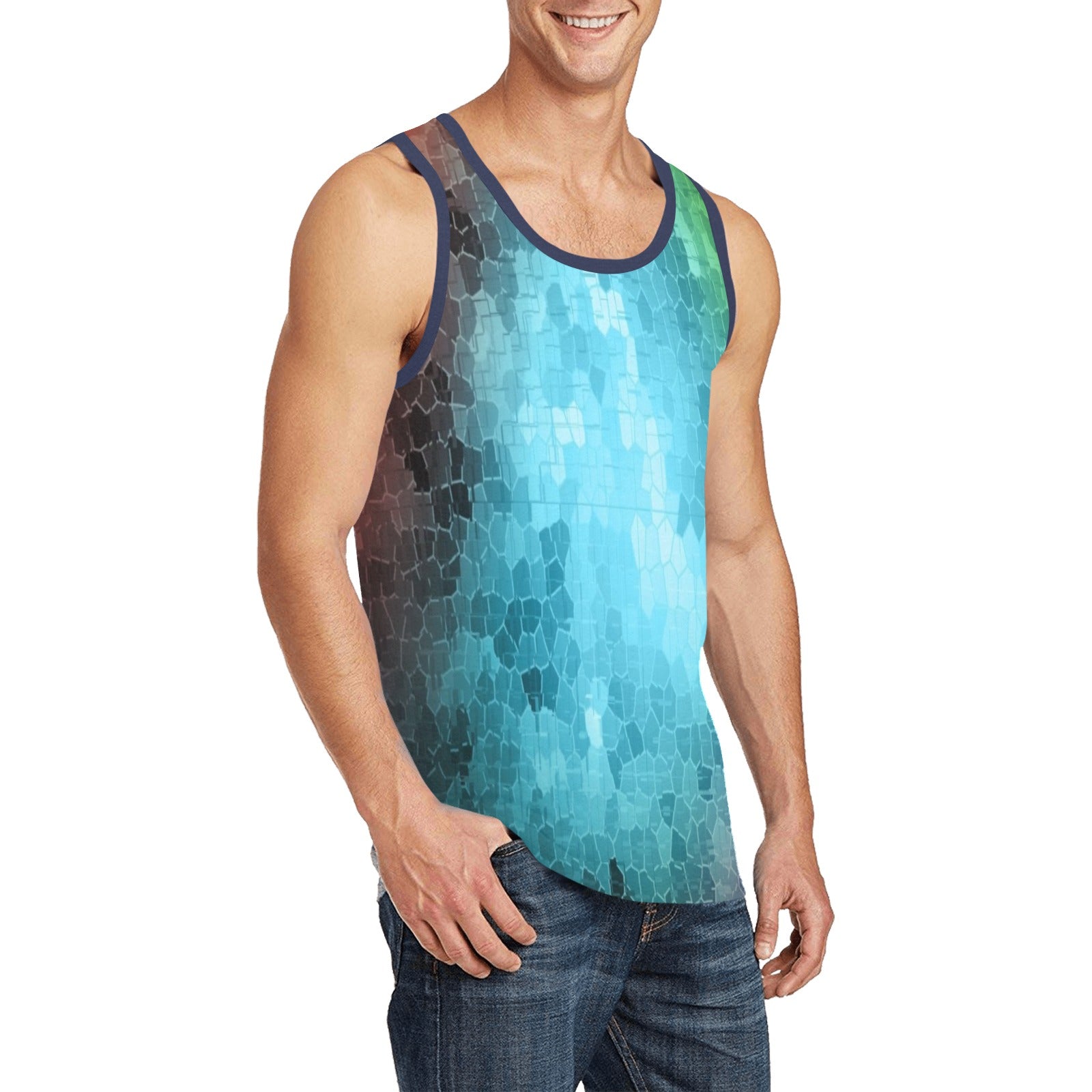 Men Tank Top (T57) Men's All Over Print Tank Top (Model T57)