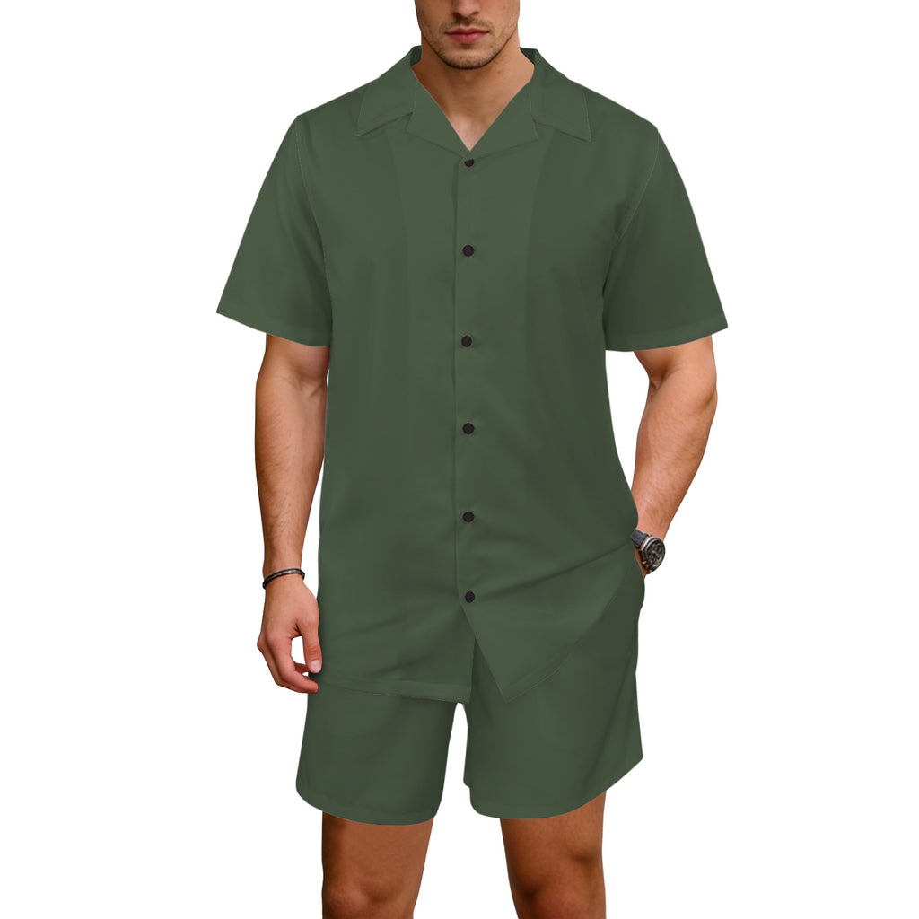 men's shorts set Men's Hawaiian Shirt & Shorts Set