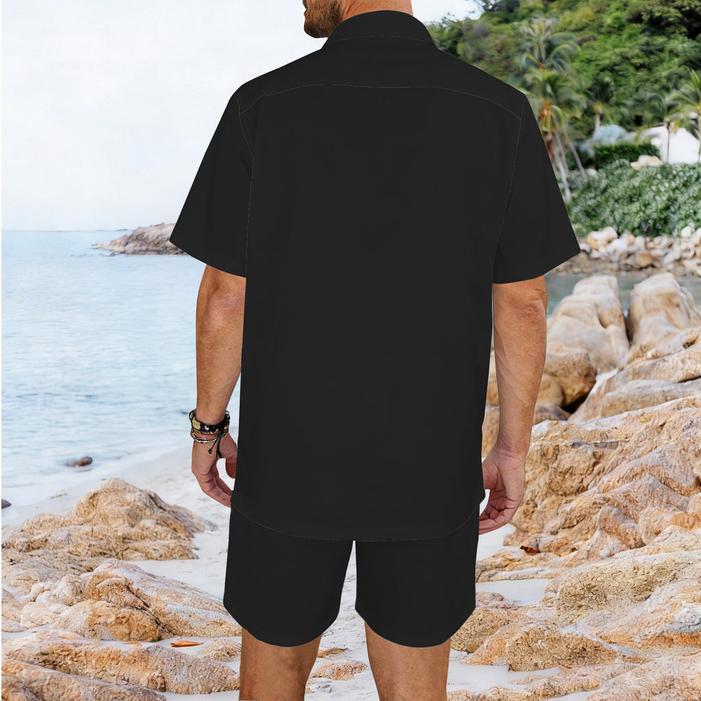 men's shorts set Men's Hawaiian Shirt & Shorts Set