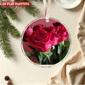 8 cm Round Crystal Glass Ornament