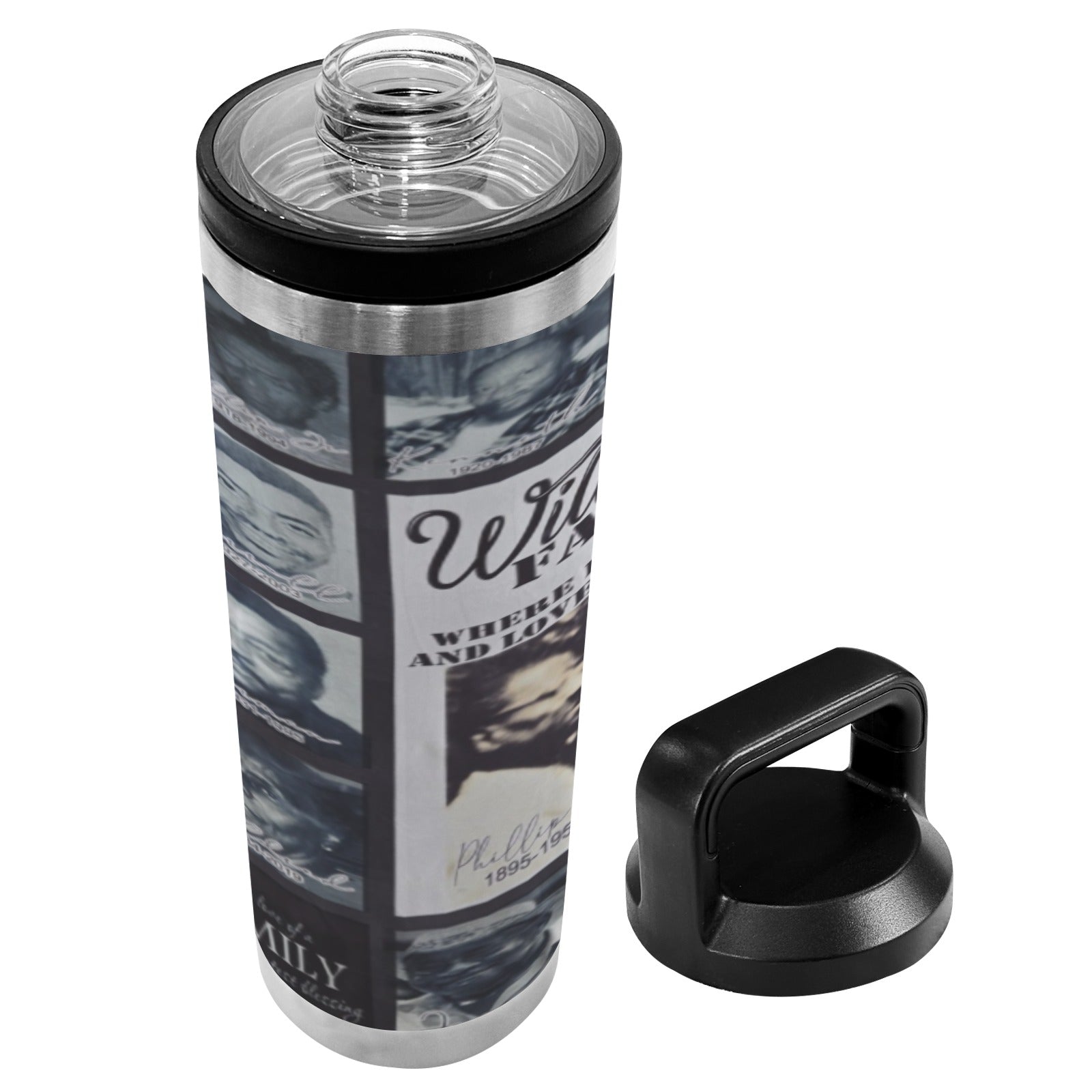 Tumbler 600ml Insulated Water Bottle with Chug Cap