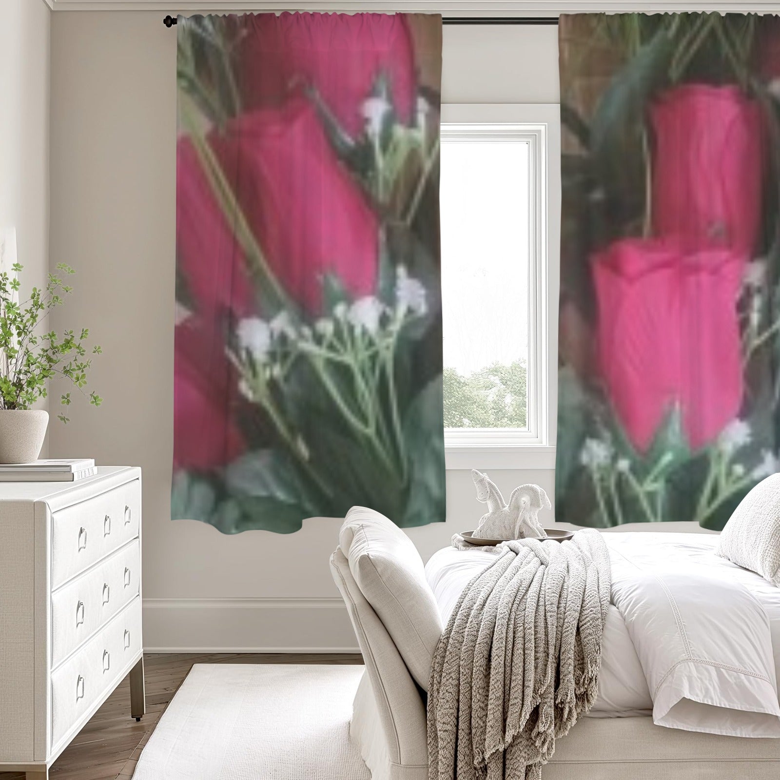 Curtains Window Curtain 52"x63" (2-Piece)