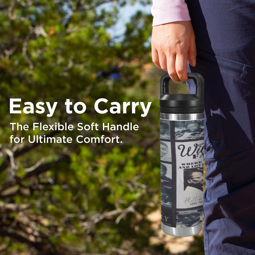 Tumbler 600ml Insulated Water Bottle with Chug Cap