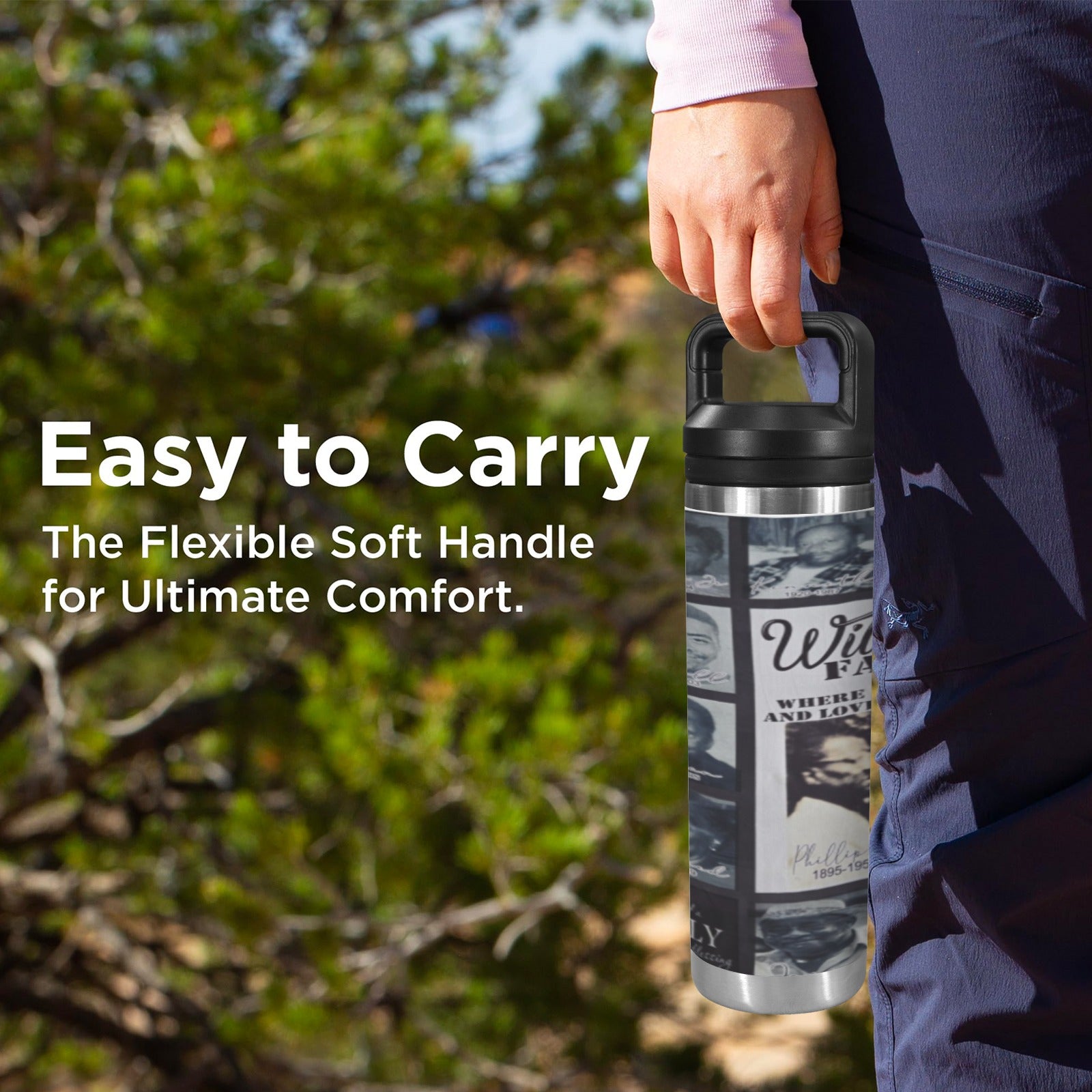 Tumbler 600ml Insulated Water Bottle with Chug Cap