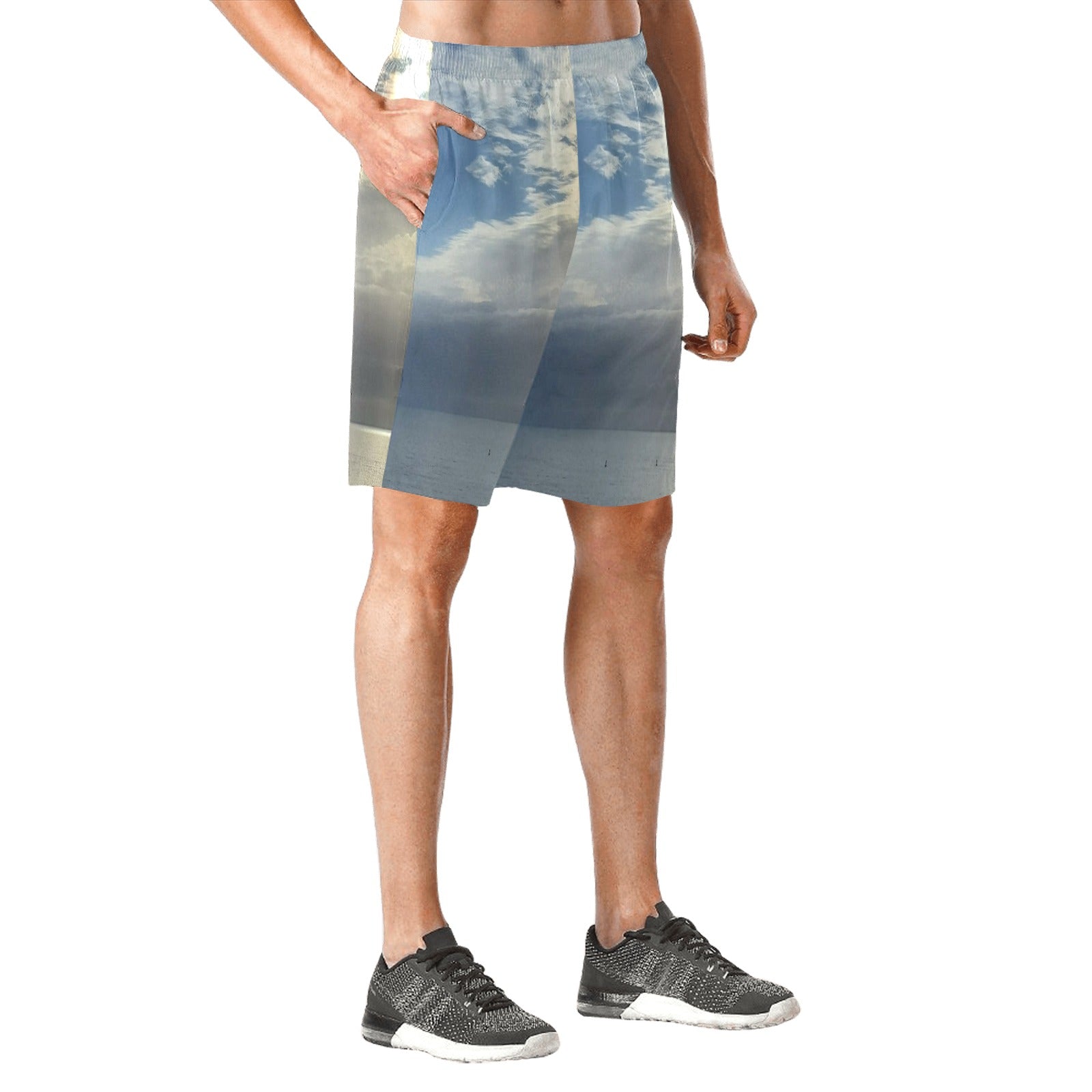 Beach Shorts Men's All Over Print Elastic Beach Shorts (Model L20)