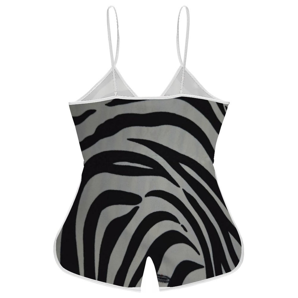 Women's Strap Shorts Romper