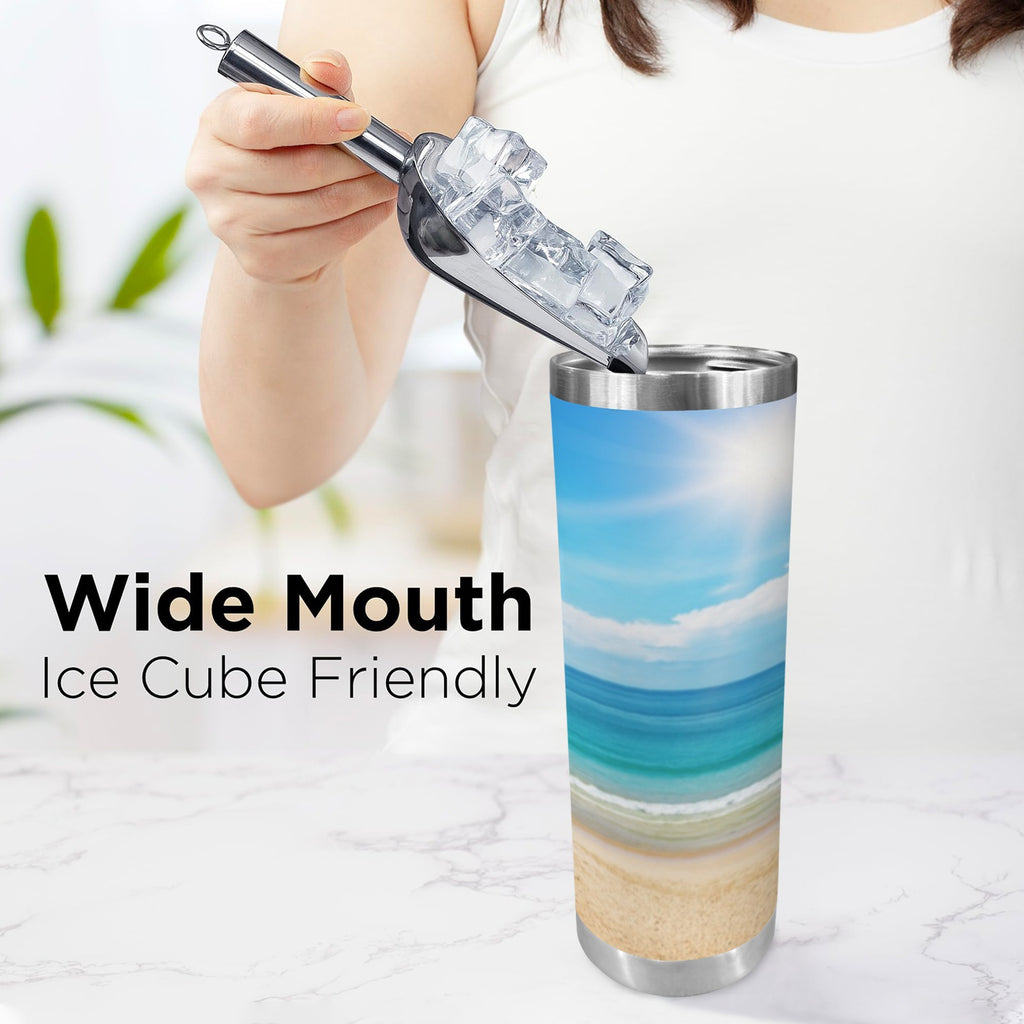 Tumbler 600ml Insulated Water Bottle with Chug Cap