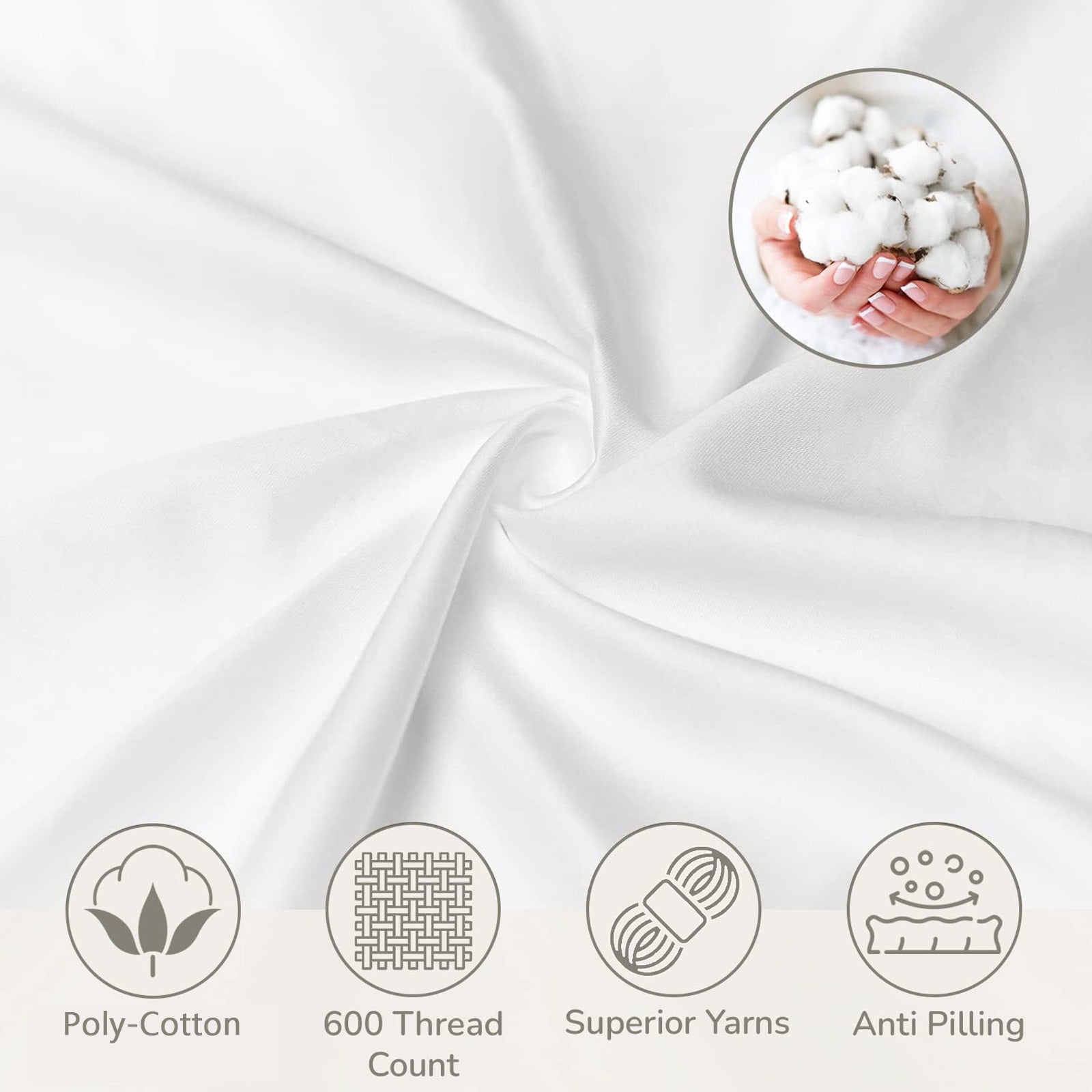 Bedding 3 Pc 3-Piece Bedding Set 90x104inch