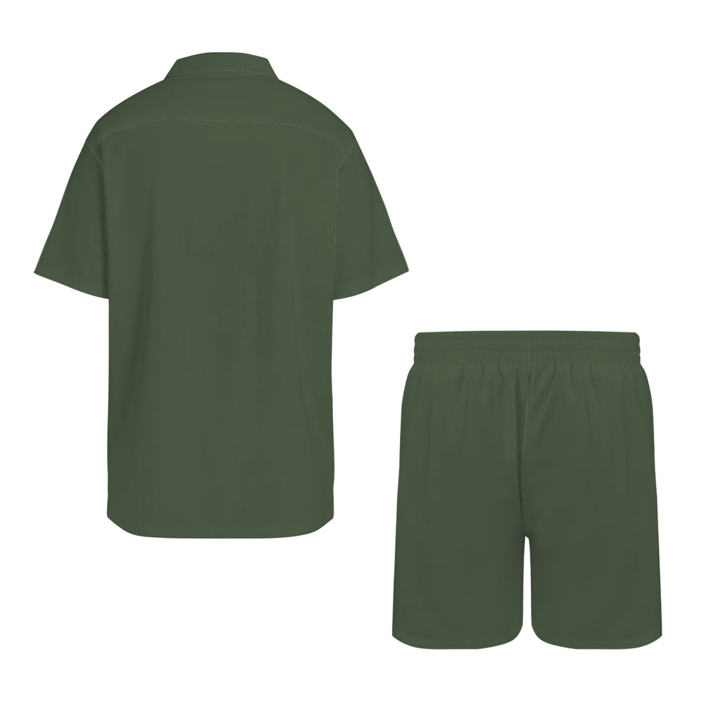 men's shorts set Men's Hawaiian Shirt & Shorts Set