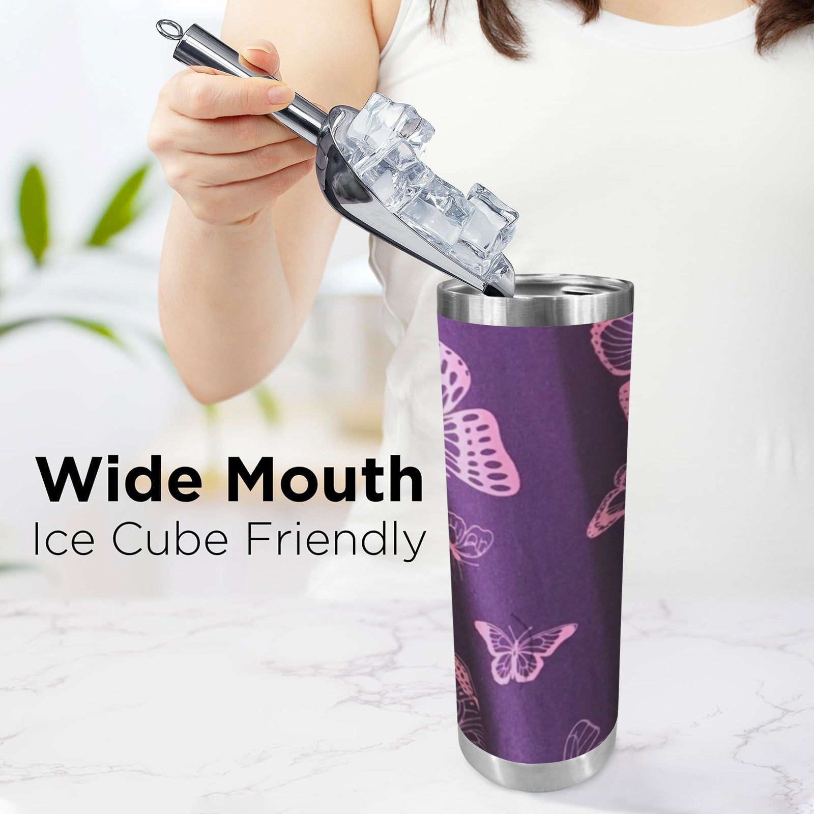 Tumbler 600ml Insulated Water Bottle with Chug Cap