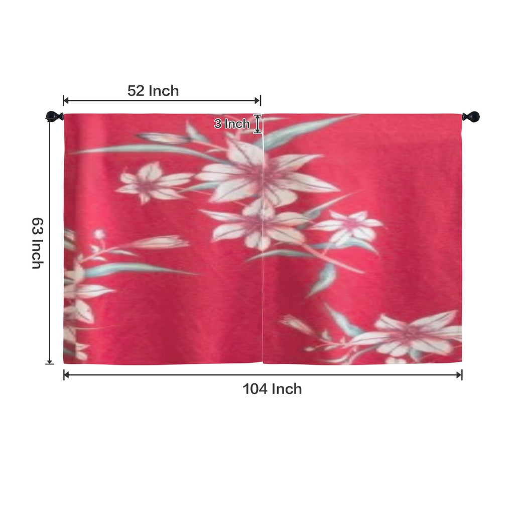 Curtains Window Curtain 52"x63" (2-Piece)