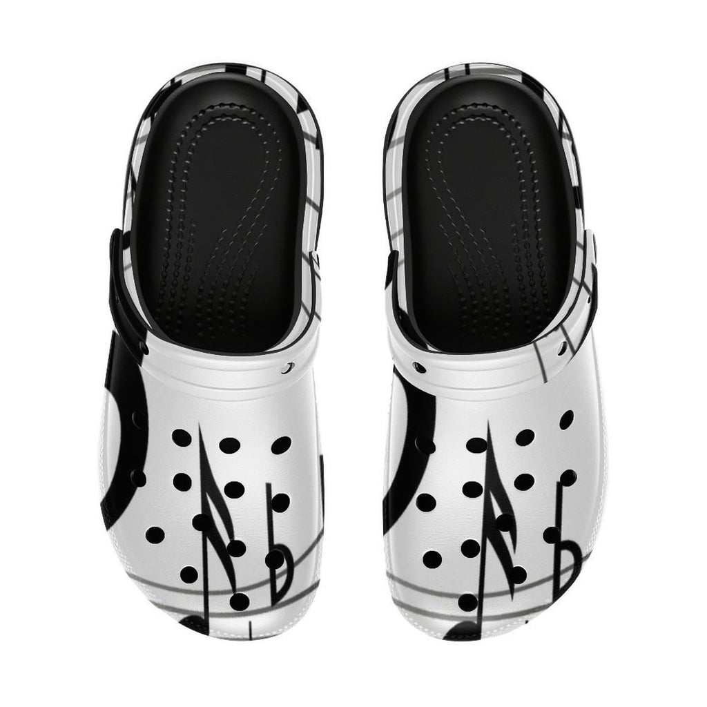 Clogs High-heeled perforated shoes Women's High-heeled Clogs