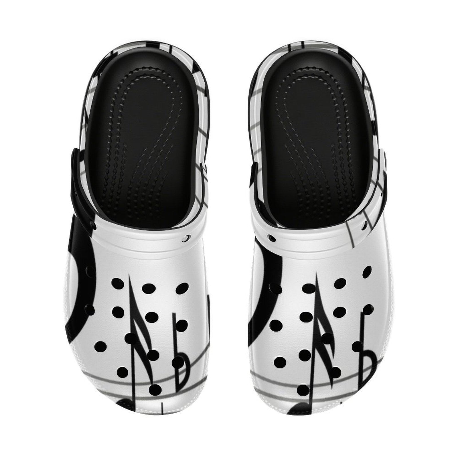 Clogs High-heeled perforated shoes Women's High-heeled Clogs