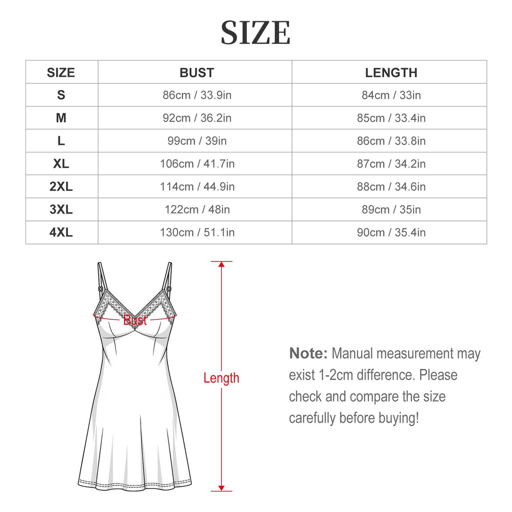 Lace Trim Camisole Nightgown
