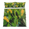 Bedding 4 Pc 4-Piece Bedding Set with Blank Fitted Sheet 82.7x82.7inch