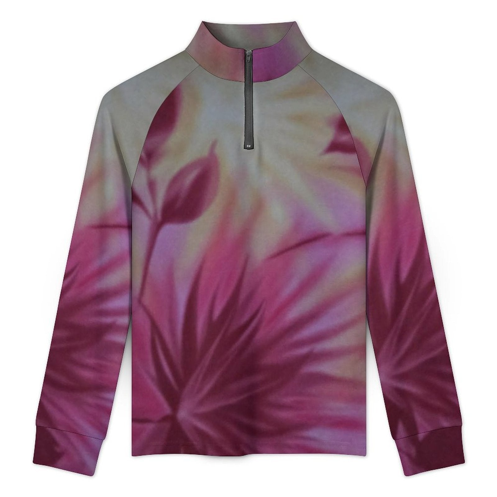 Women's Long Sleeve Tight fitting quick drying clothes 1/4 Zip Quick Dry Shirt