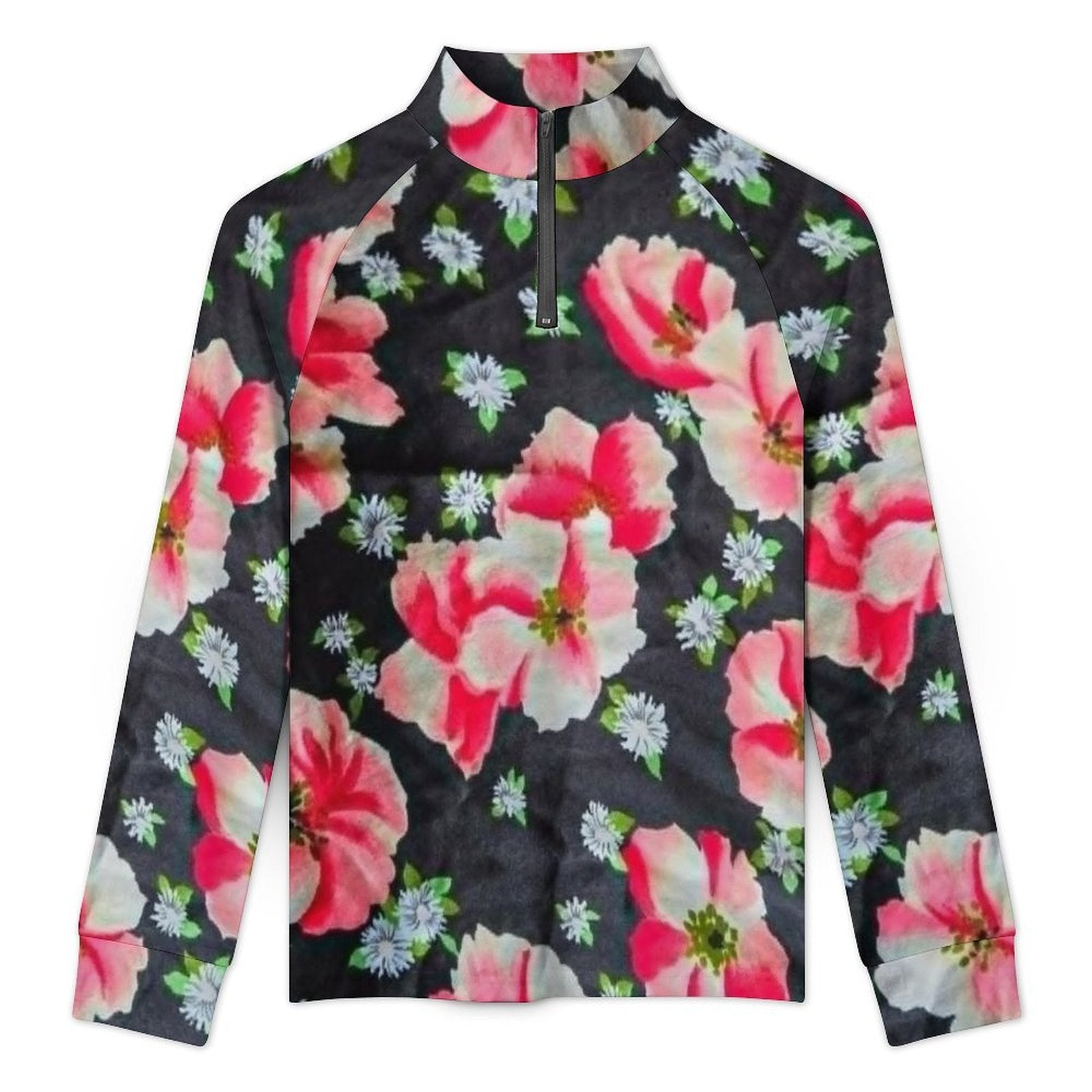 Women's Long sleeve Tight fitting quick drying clothes Women's Long Sleeve 1/4 Zip Quick Dry Shirt
