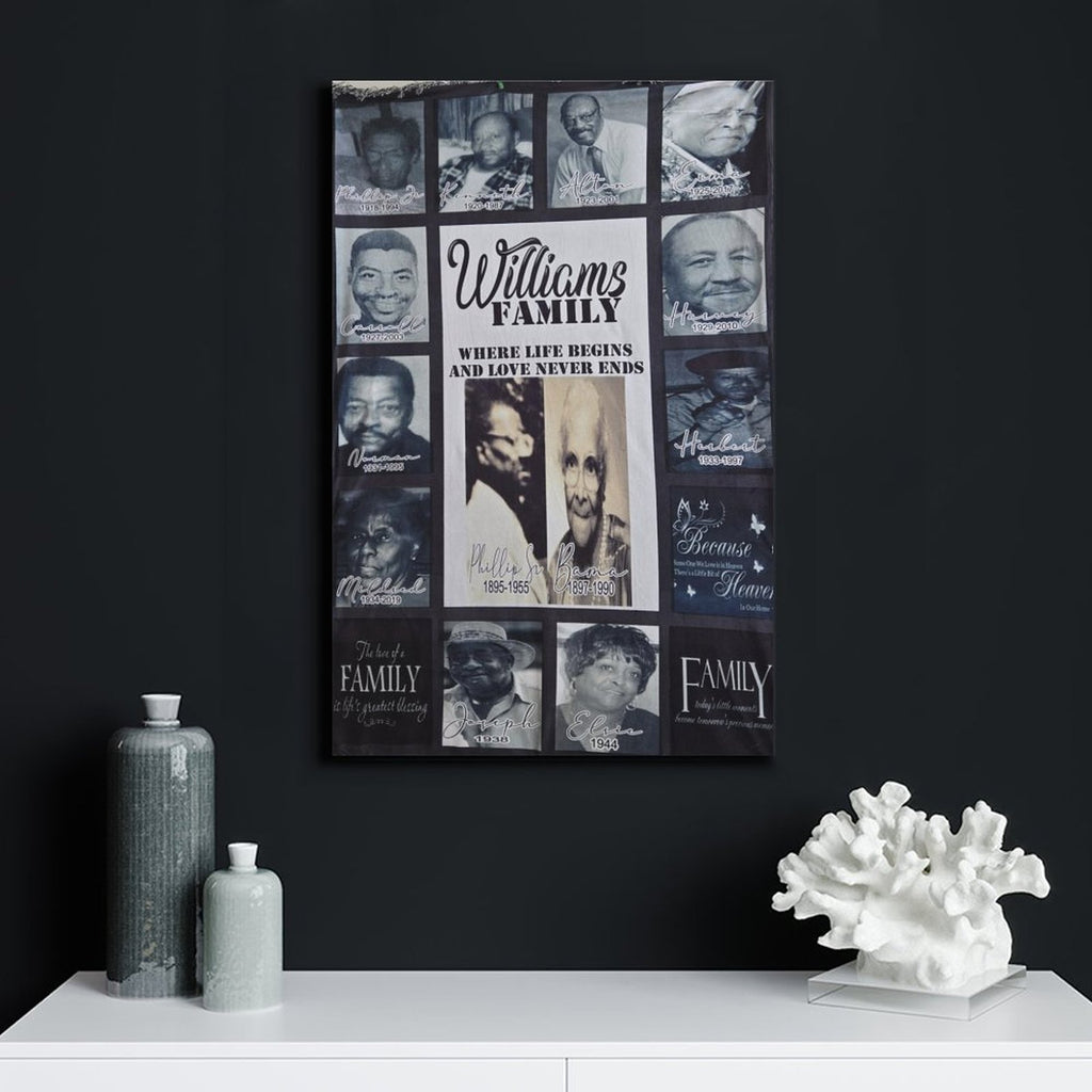 Hanging picture Frame Canvas Print 17"x11" (Vertical)