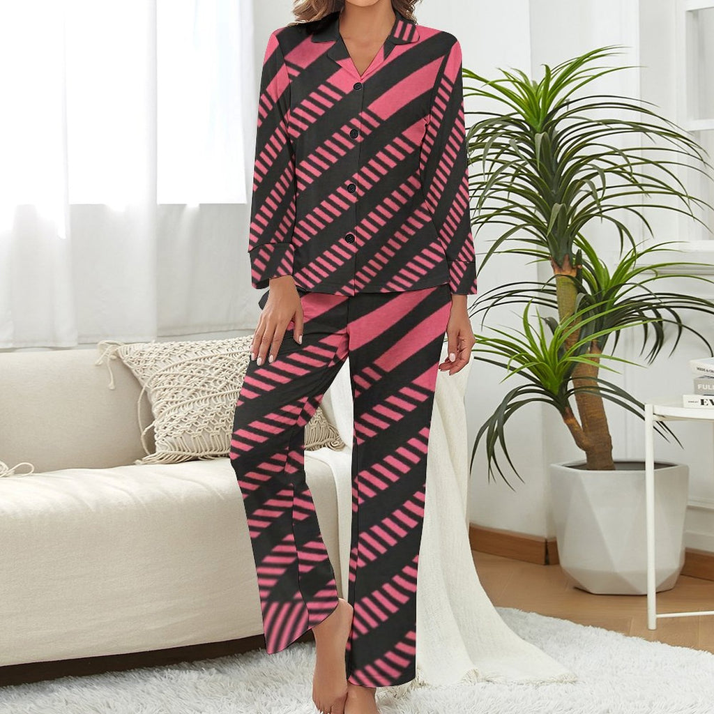 Pajama suit Women's Long Pajama Set