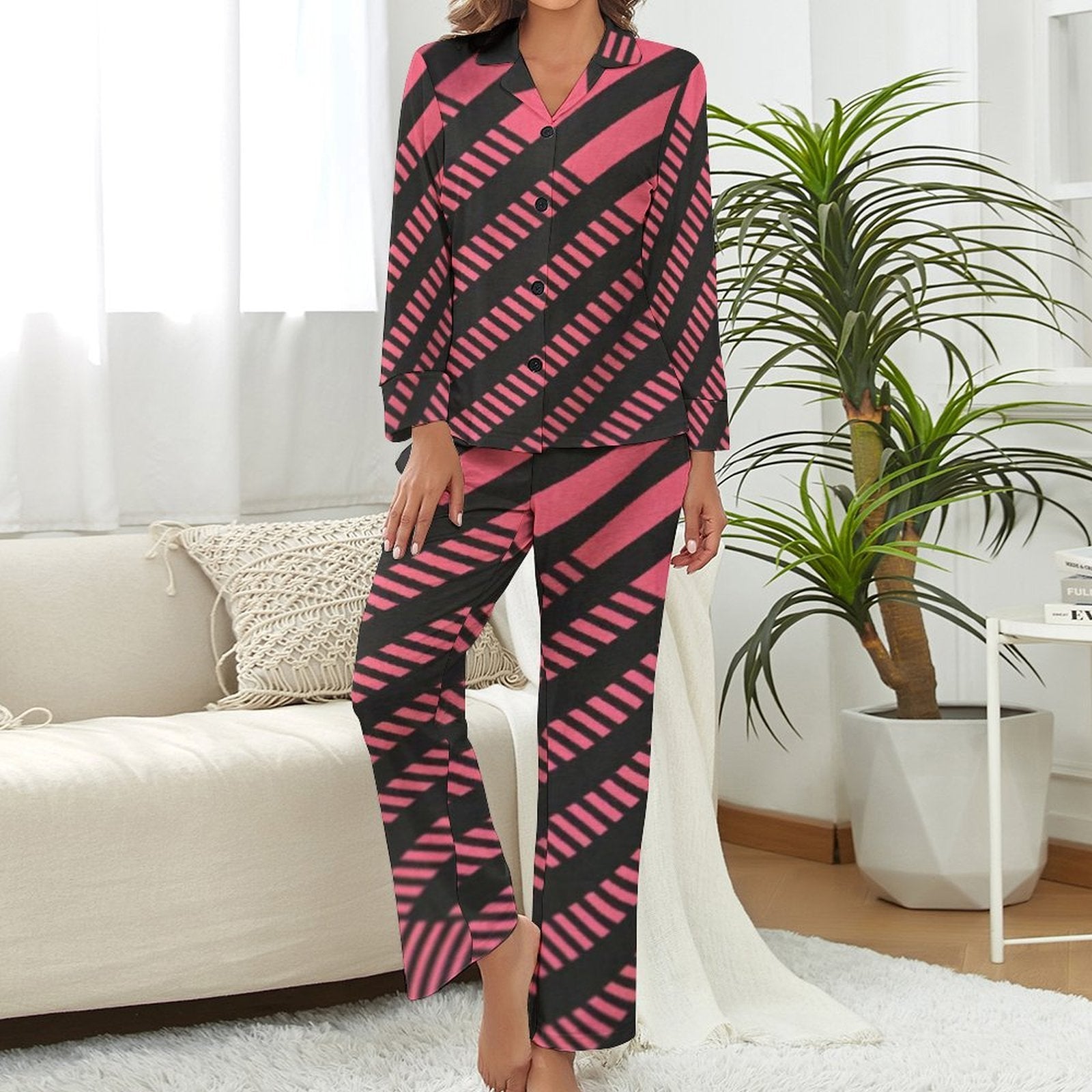 Pajama suit Women's Long Pajama Set