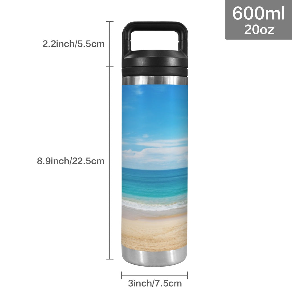 Tumbler 600ml Insulated Water Bottle with Chug Cap