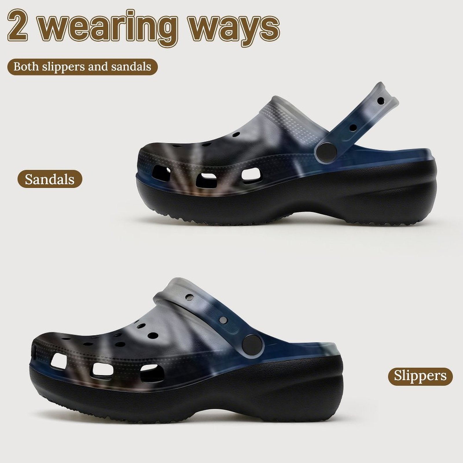 Clogs Women's High-heeled Clogs