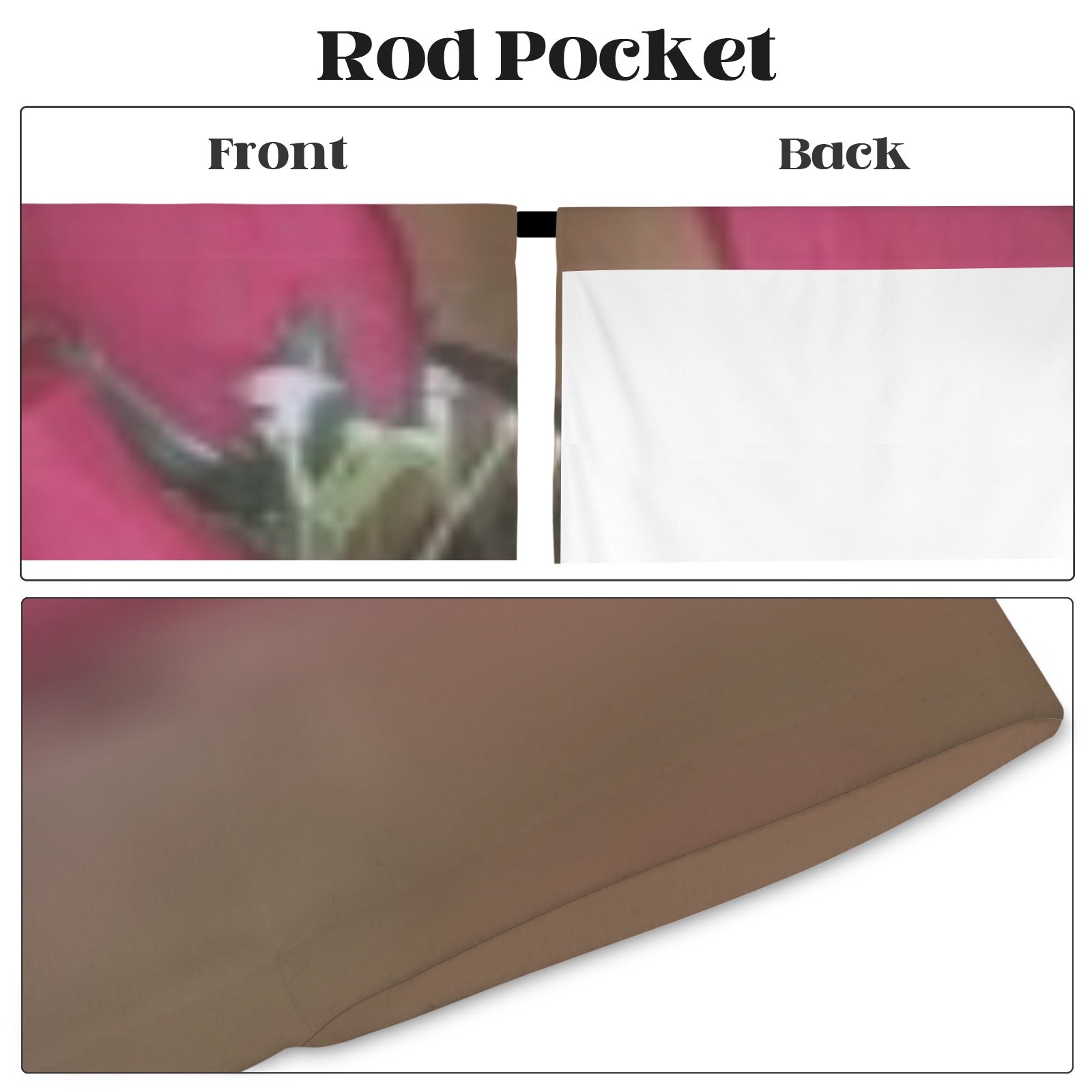 Curtains Window Curtain 52"x63" (2-Piece)