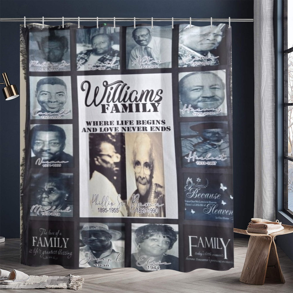 williams shower curtain Shower Curtain 72"x84"