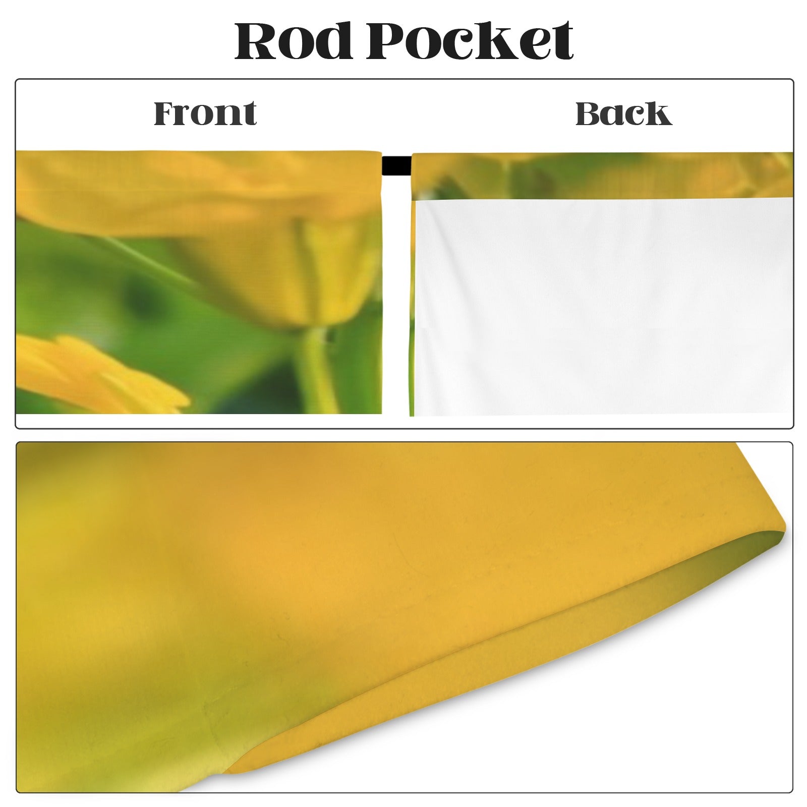 Curtains Window Curtain 52"x63" (2-Piece)