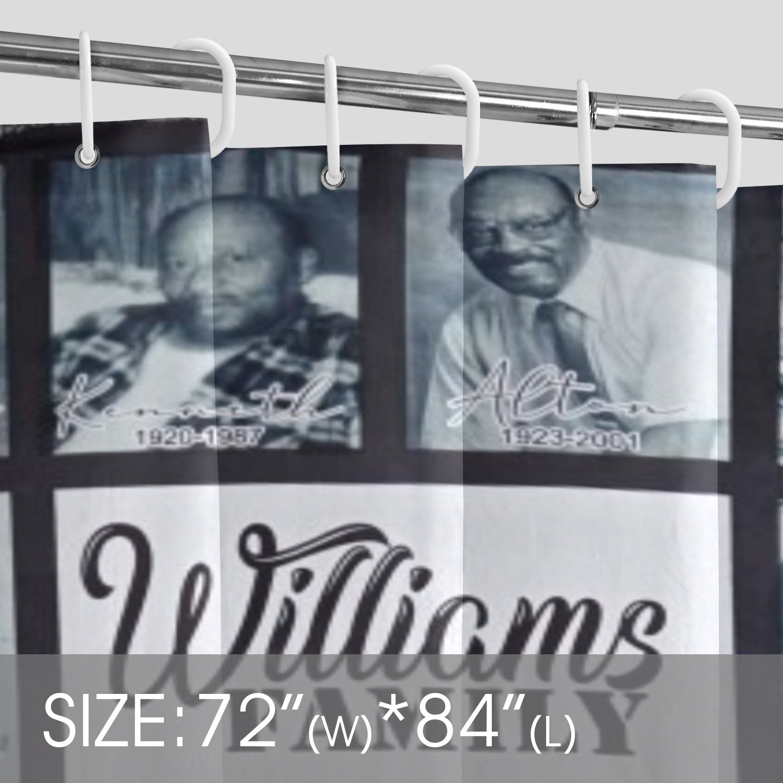 williams shower curtain Shower Curtain 72"x84"