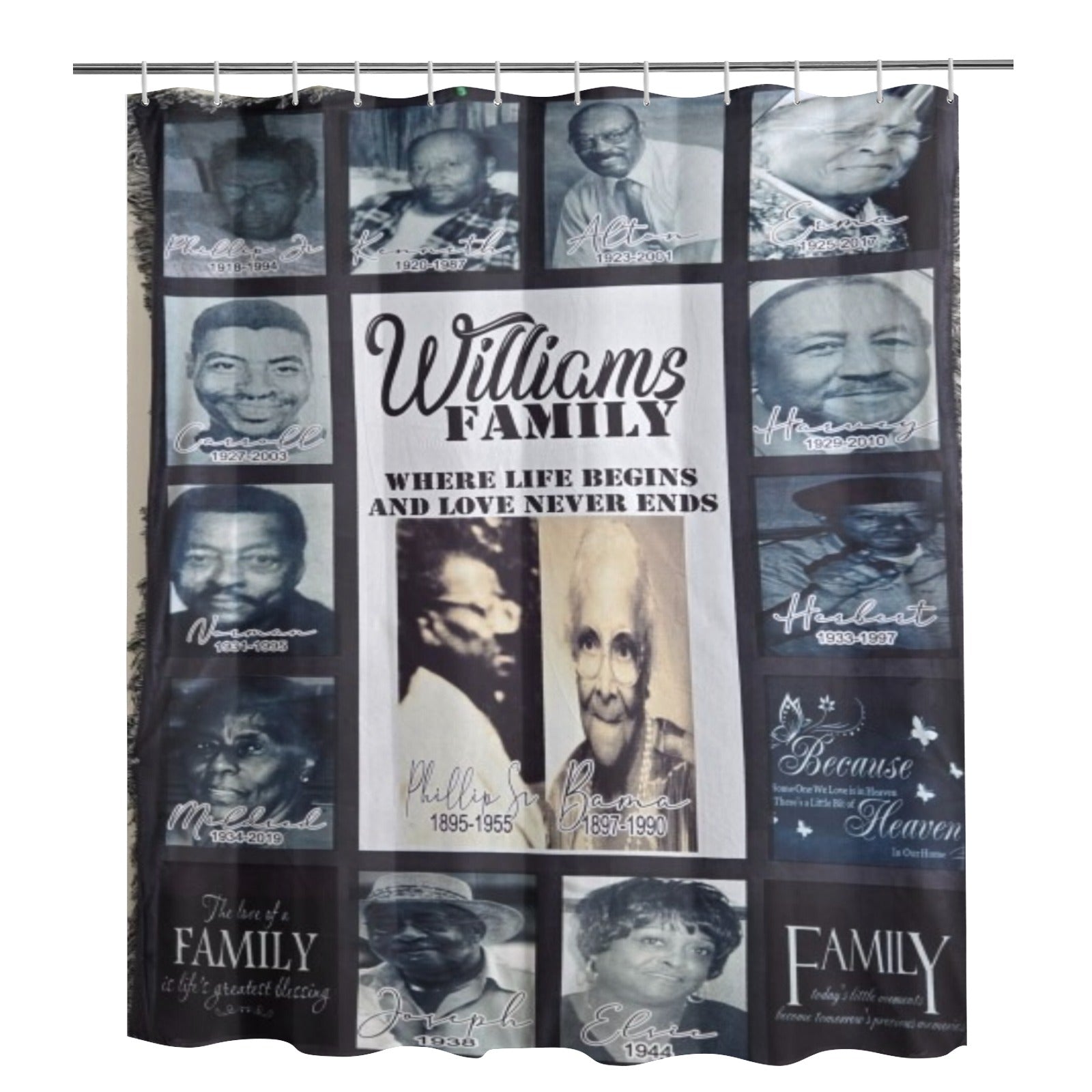 williams shower curtain Shower Curtain 72"x84"
