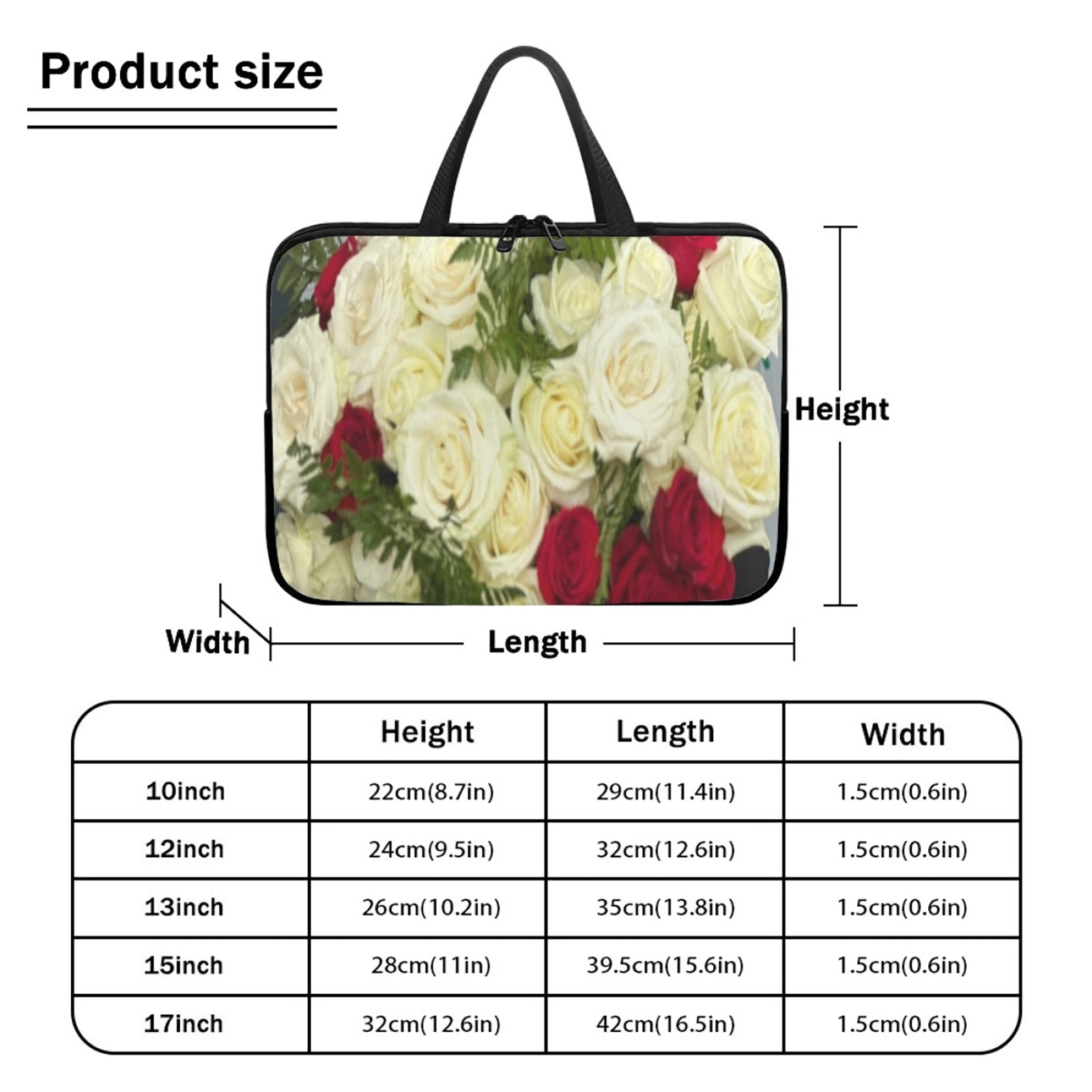 Laptop Bag W/Handles 12" Laptop Bag with Handle (12-Inch)