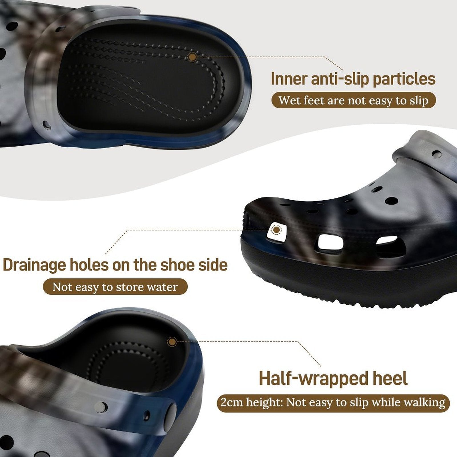 Clogs Women's High-heeled Clogs