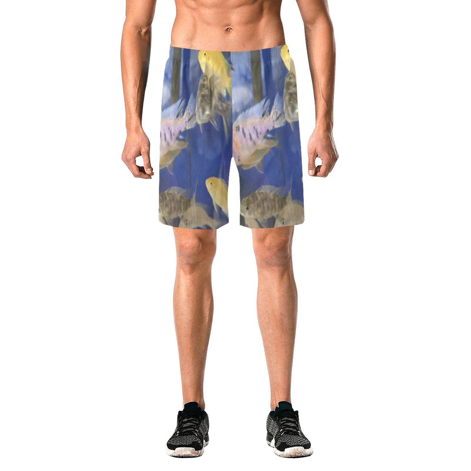 Beach Shorts Men's All Over Print Elastic Beach Shorts (Model L20)