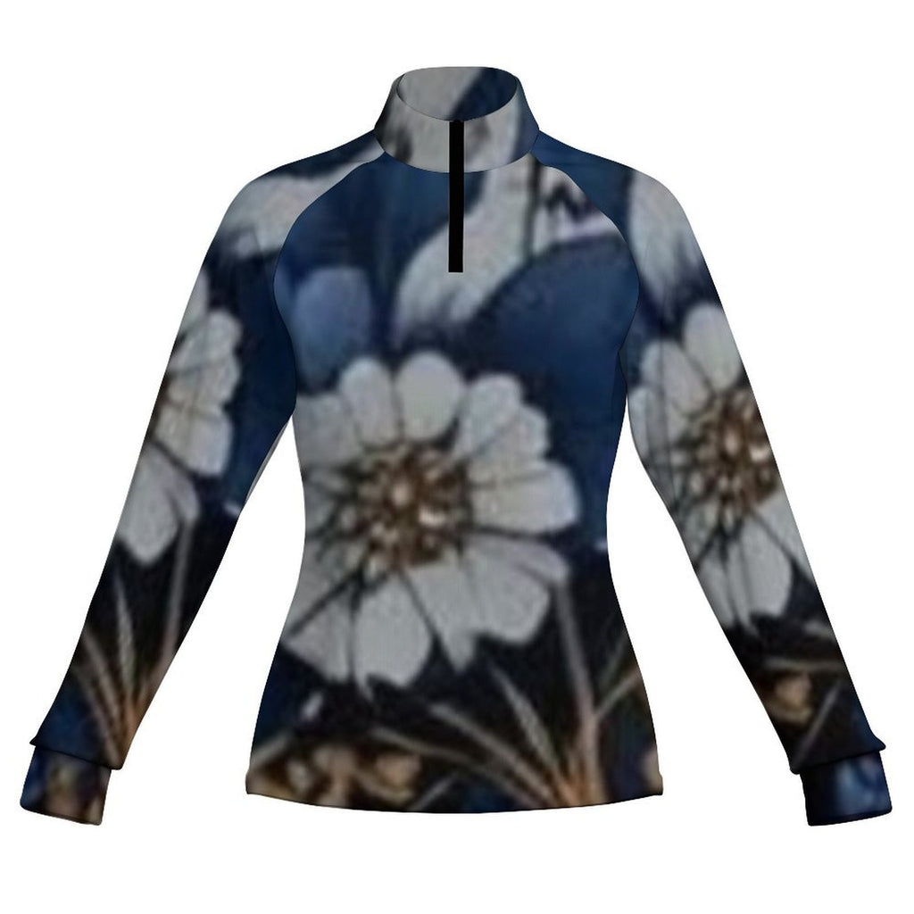 Women's Long Sleeve 1/4 Zip Quick Dry Shirt