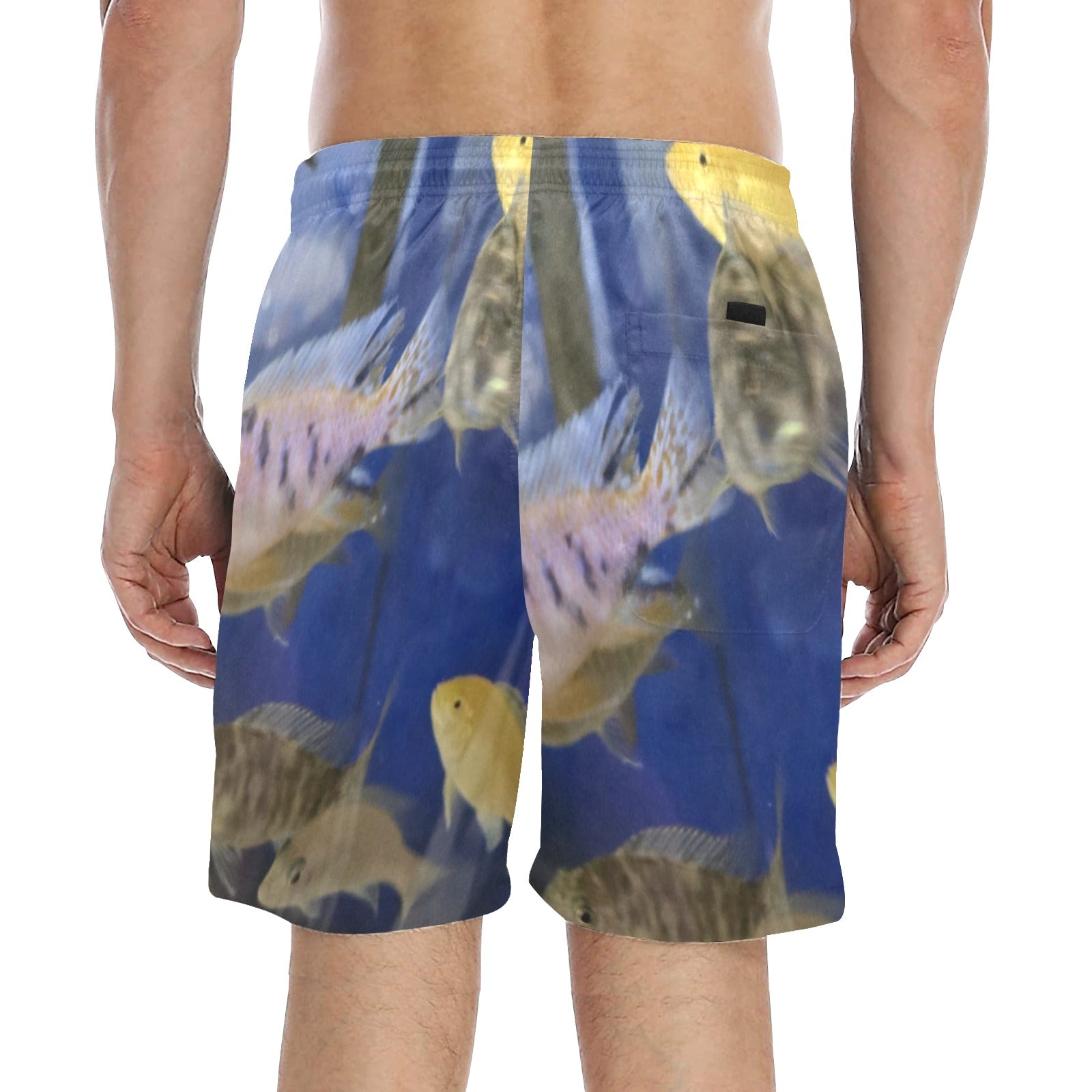 Men's Beach Shorts Men's Mid-Length Beach Shorts (Model L51)